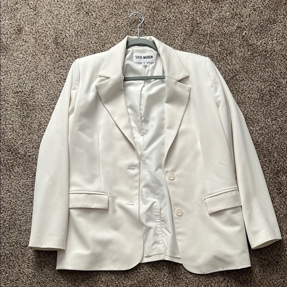 Steve Madden White Blazer